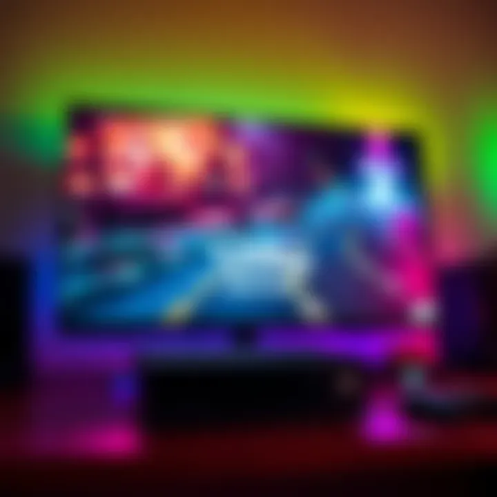 Xbox Console and 165Hz Monitor Setup An Xbox Series X connected to a 165Hz monitor, showing a gaming screen with a 120Hz refresh rate message.