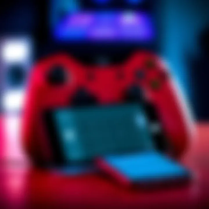 Xbox controller paired with iPhone An Xbox controller with a connected iPhone showing keybinding options.