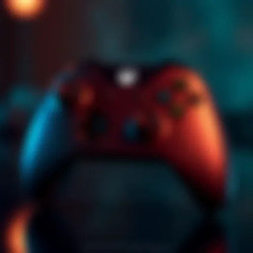 Close-up of the Xbox Elite 2 Controller showing its advanced features and customizable options.