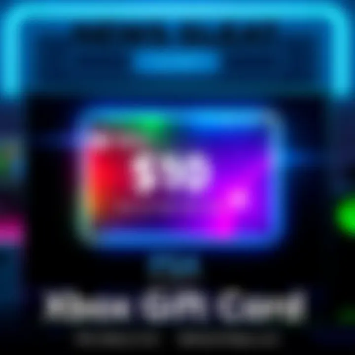 Xbox Gift Card Alert Graphic showing an Xbox chat window with a $10 Spring Sale gift card code