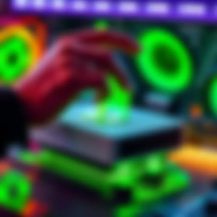 Person applying thermal paste to an Xbox Series S console