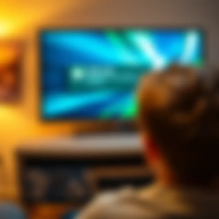 Xbox 360 on TV An Xbox 360 console connected to a television showing a connection error message, with a gamer looking frustrated in the foreground.