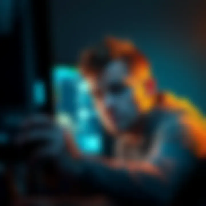 A gamer looking frustrated while trying to unlink their Xbox account from an EA ID on a computer screen