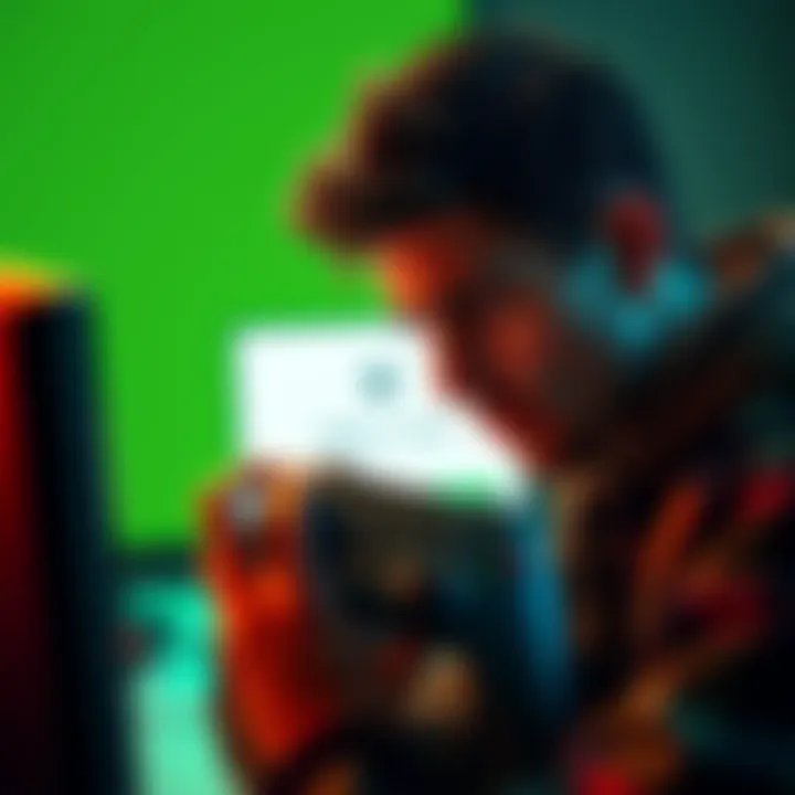 A frustrated Xbox user facing a blank age verification page on their device while waiting for assistance