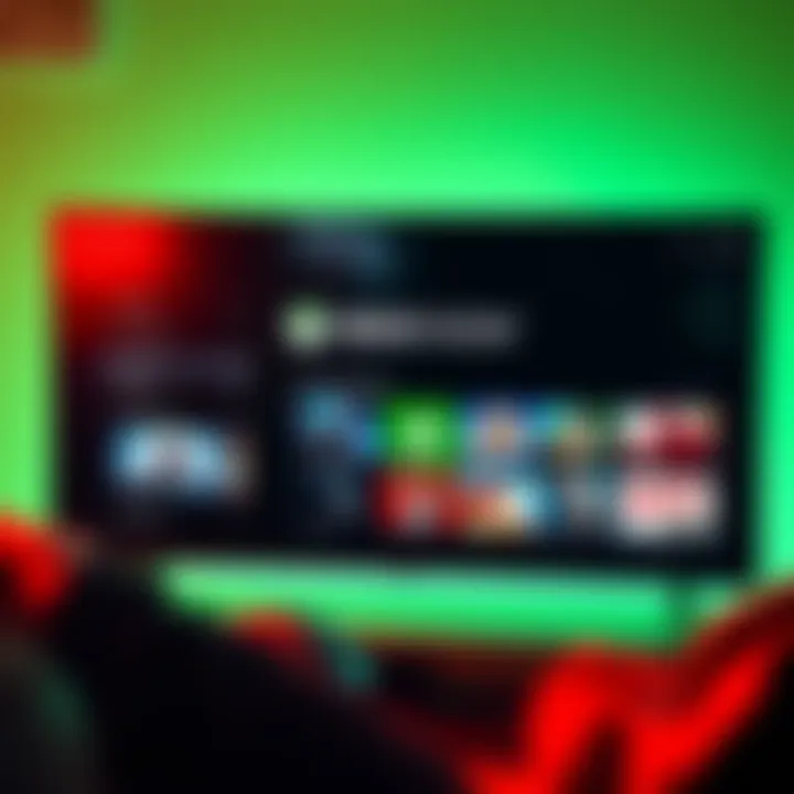 Screenshot of the Xbox app on Windows showing GeForce Now integration for cloud gaming