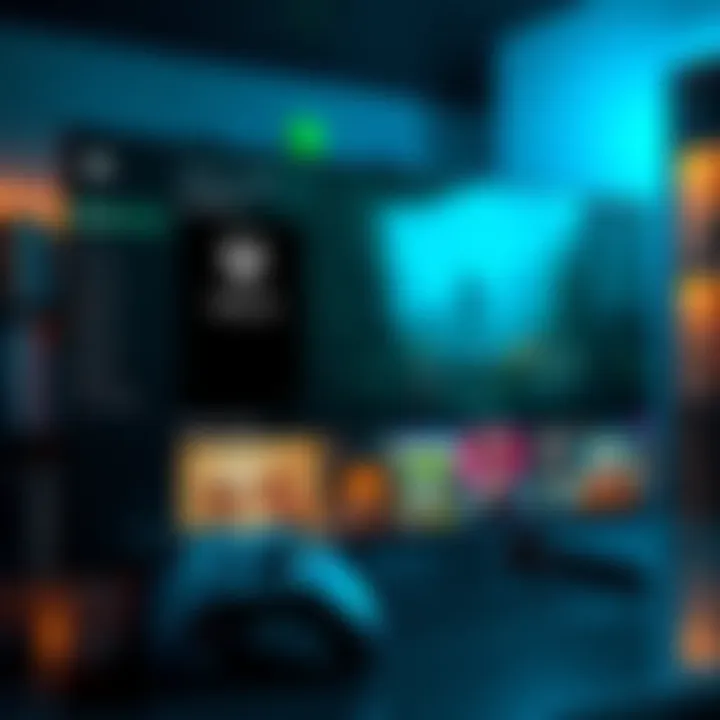 Xbox app game library issue A screenshot showing an incomplete game library on the Xbox app, highlighting missing titles