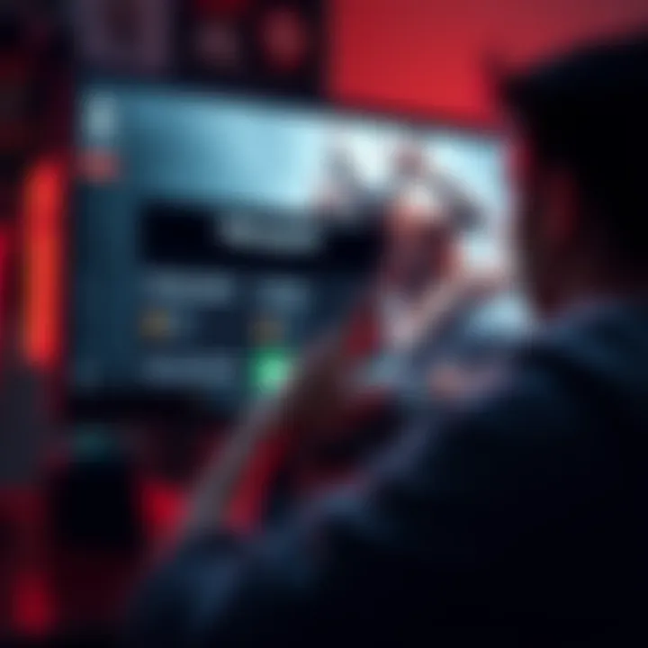 A gamer looks frustrated at a computer monitor displaying the Xbox app with a 'not synced' message while playing Hades.