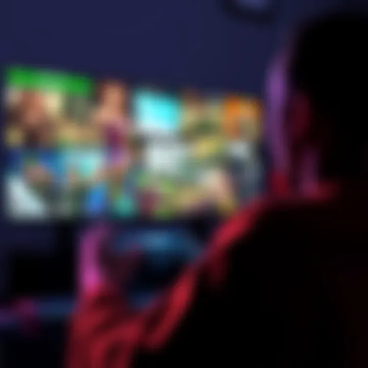 A gamer plays classic games like GTA IV on an Xbox Series X, showcasing the feature of backwards compatibility.