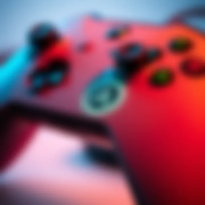 Close-up of an Xbox controller showing Button A, indicating it is not responding properly during use.