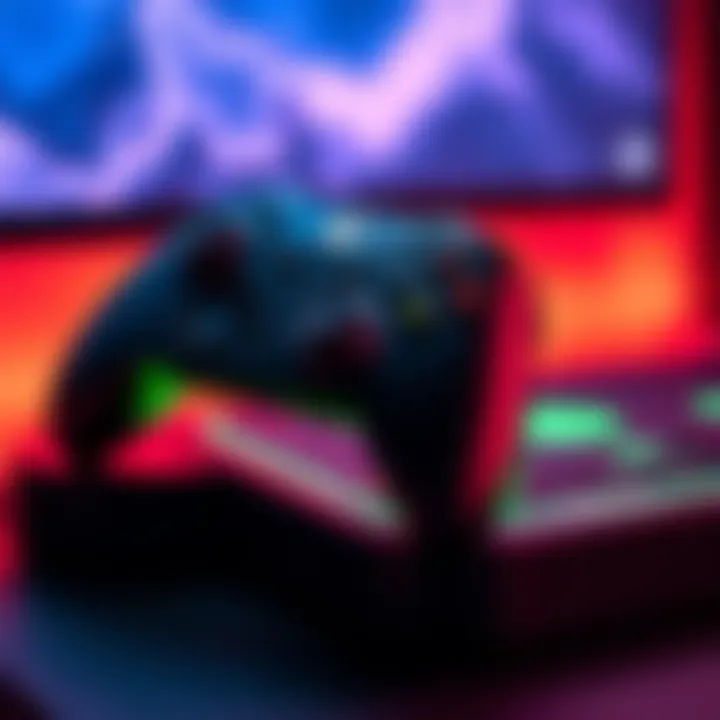 An Xbox controller next to a Steam Deck, showing connection issues between the two devices.