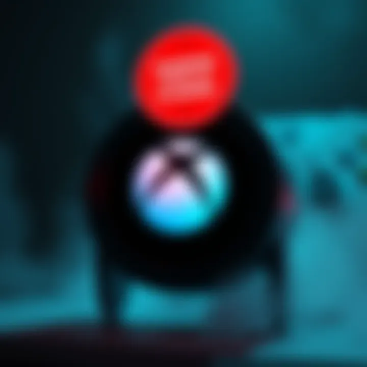 Graphic showing Xbox logo with a warning sign, symbolizing the end of Copilot support on consoles and mobile devices, affecting accessibility for gamers.