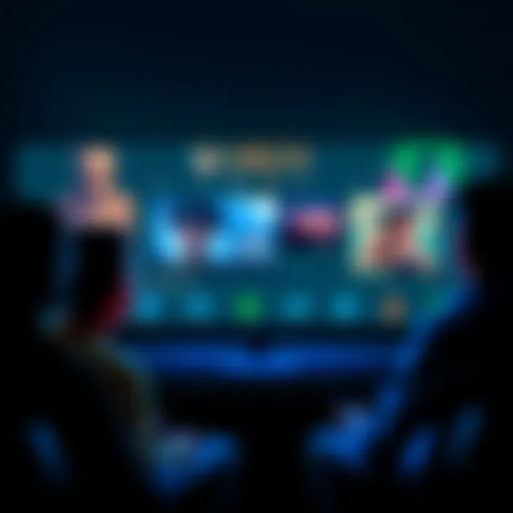 Gamers expressing their thoughts on Xbox dashboard design with nostalgic themes