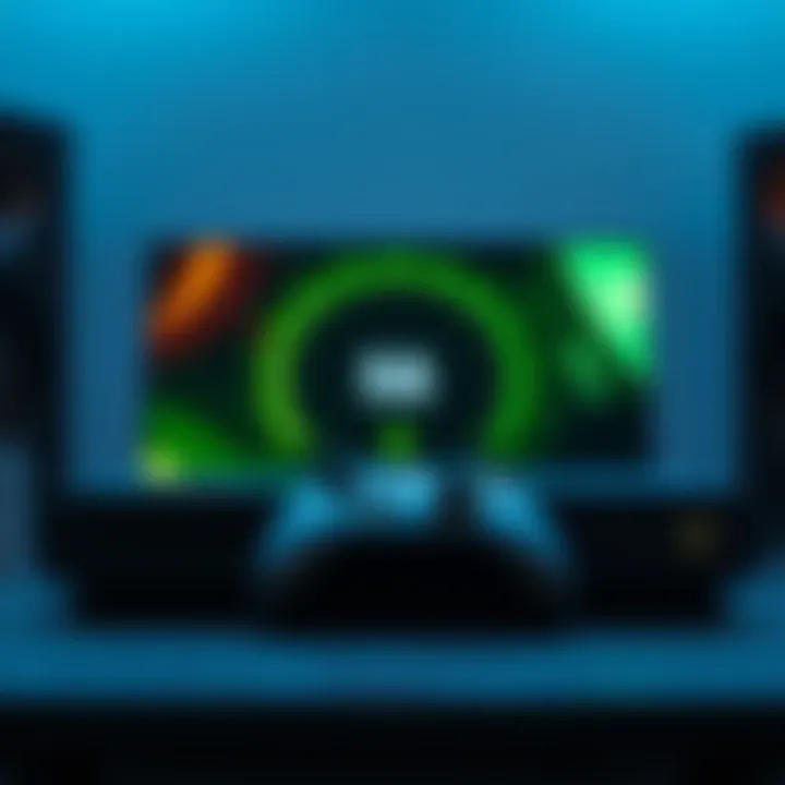 An Xbox console screen showing slow download speeds despite high bandwidth indicator