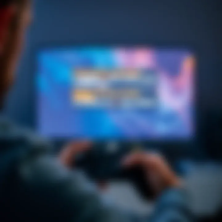 An Xbox console displaying error codes on the screen, showing a gamer looking frustrated while holding a controller