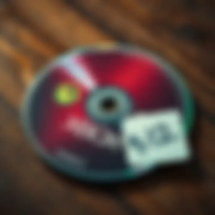 A close-up of a physical Xbox FC3 game disk on a wooden surface with a price tag of $12 next to it