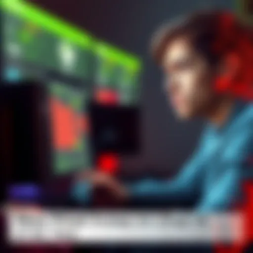 A gamer looking worried while checking the prices of Xbox consoles and memberships on a computer screen.