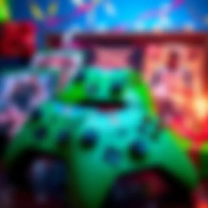 A festive image featuring Xbox controllers and game covers, promoting a birthday giveaway for games under $5.