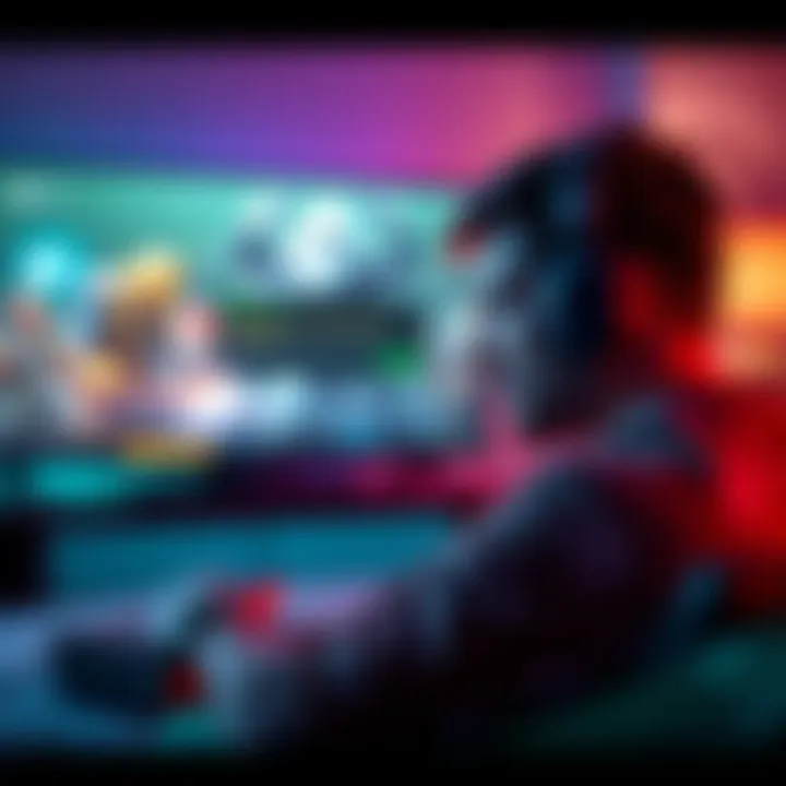 A gamer frustrated while trying to connect to Xbox Game Pass online games, showing the console and a TV screen, with a connection error message displayed.