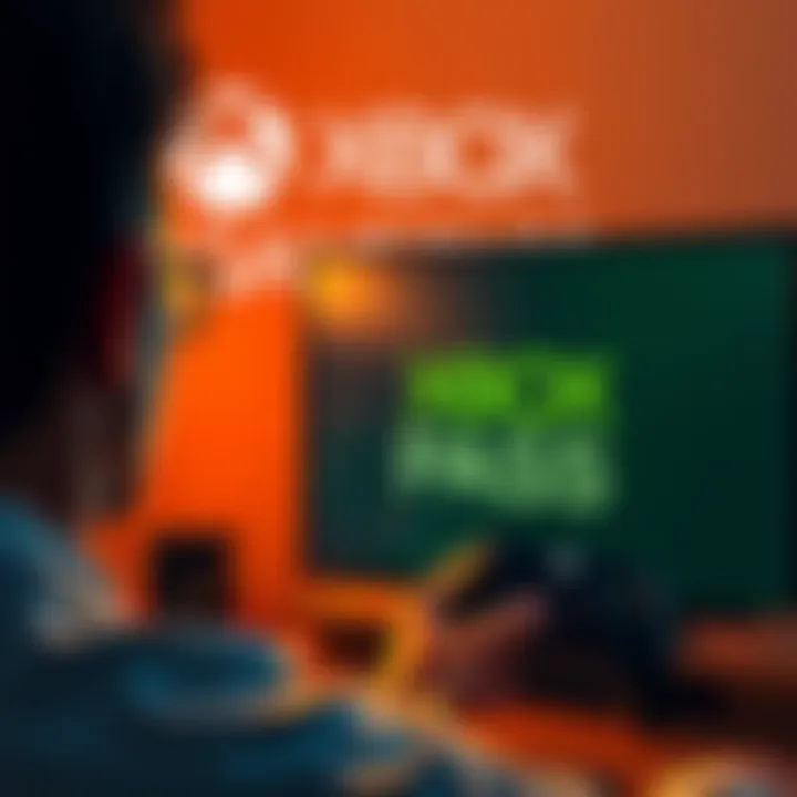A person looking frustrated at a gaming console screen showing Xbox Game Pass with multiplier points issue