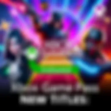 Xbox Game Pass New Titles Promotional image showcasing new Xbox Game Pass games with vibrant graphics and characters from Starseeker, Beastro, and Undisputed