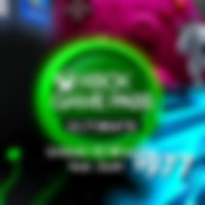 An illustration showing Xbox Game Pass Ultimate and EA Play icons with a discount text