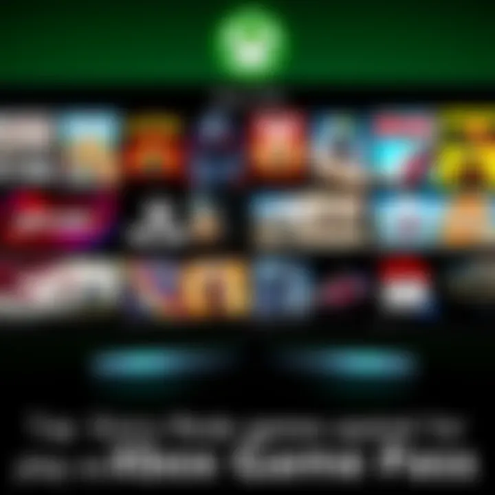 A selection of popular story mode games displayed on an Xbox Game Pass interface, showcasing vibrant game covers and graphics, inviting players to explore immersive adventures.