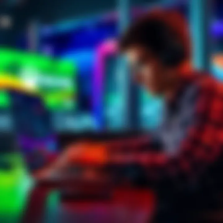 Person using a VPN on a laptop to redeem Xbox Game Pass codes