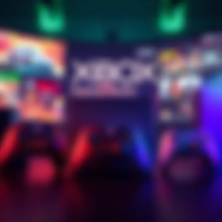 Xbox Game Ports Announcement A scene showing Xbox and gaming consoles like Nintendo Switch 2 and PS5, with game graphics in the background