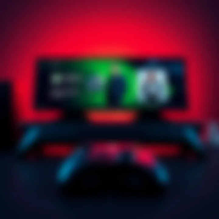 Two Xbox consoles displaying the Gamepass interface with a frustrated user seeking help