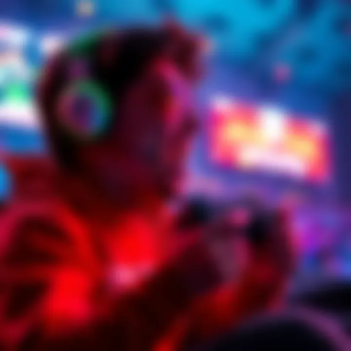 A gamer enjoying immersive sound from Xbox games using Dolby Atmos