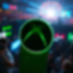 A vibrant graphic featuring the Xbox logo with a backdrop of Gamescom excitement, hinting at a surprising game sequel.