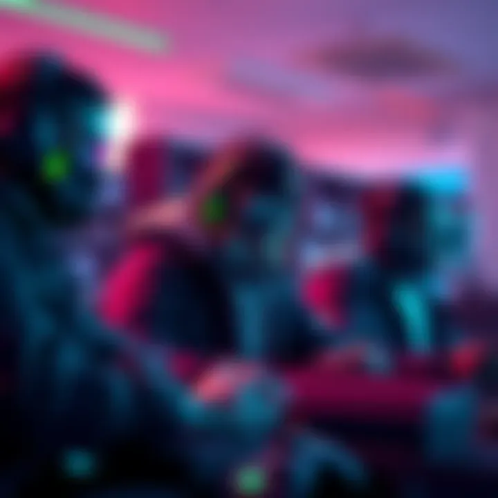 Xbox Ghost Mode Run Team A group of gamers on Xbox preparing for a challenging run in Ghost Mode, showing teamwork and communication with headsets and gear.