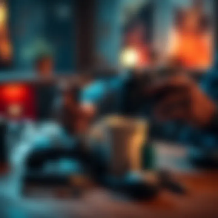 A gamer fixing an Xbox One controller with tools on a table