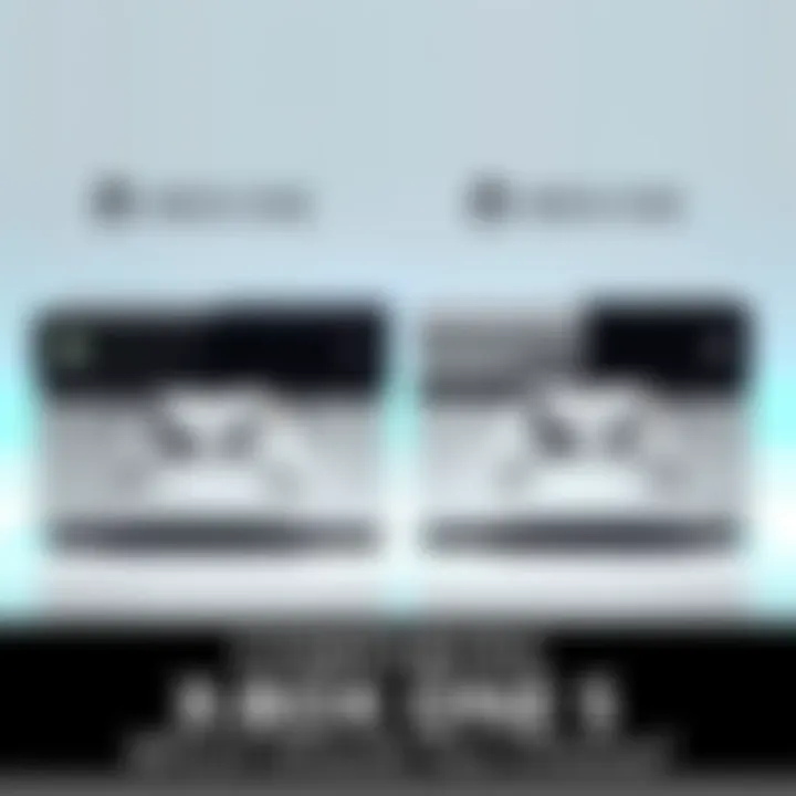 Comparison of Xbox One and Xbox One S showing their designs and features
