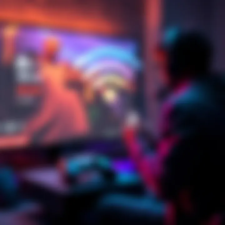 Gamer troubleshooting slow Wi-Fi issues on Xbox One X, showing console and TV with HDMI connection