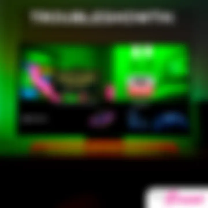 A visual guide showing troubleshooting steps for resolving display issues on an Xbox One X console