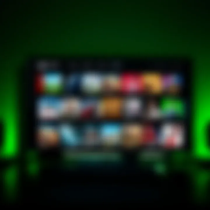 A screenshot of the Xbox PC app showcasing the new aggregated gaming library with various game icons