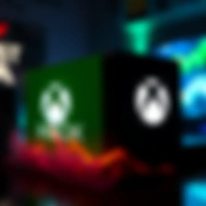 The Xbox and PC gaming logos displayed alongside a graphic representing Physint, highlighting exclusivity in gaming