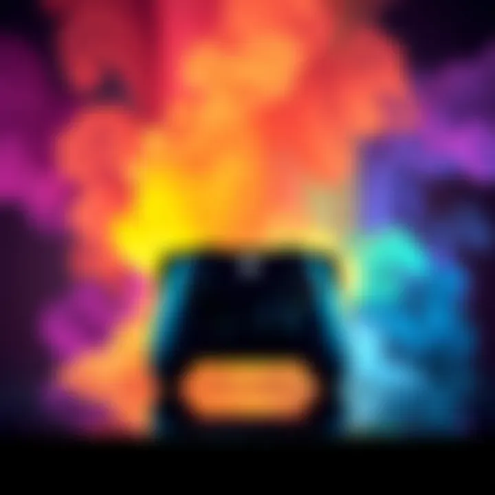 Colorful dynamic background for Xbox Series X|S celebrating Pride Month with rainbow colors