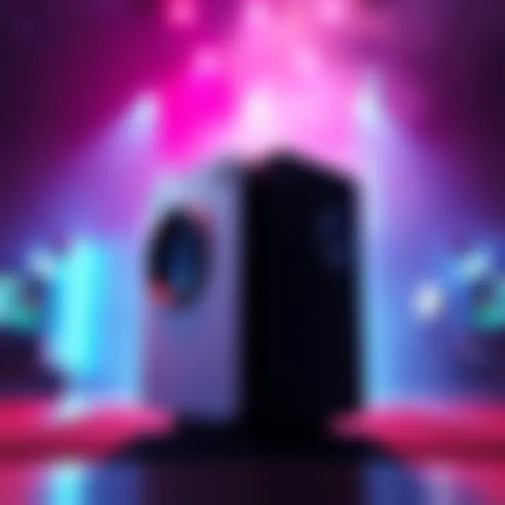 A side-by-side visual comparison of Xbox Project Helix and Steam Machine, highlighting their design and features in a gaming setting.