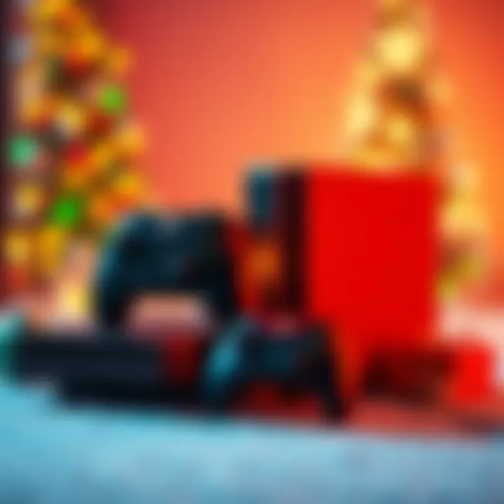 Xbox and PS6 Holiday 2027 Release An Xbox console and a PS6 console with festive decorations, symbolizing their holiday 2027 release