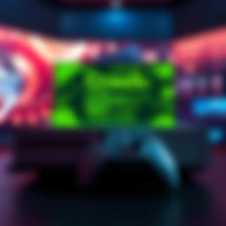 An Xbox Series S console with a glitchy screen indicating a crash while trying to save game clips.