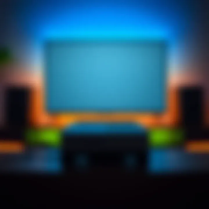 Xbox Series S console showing a blank screen on a 4K TV, indicating a display issue