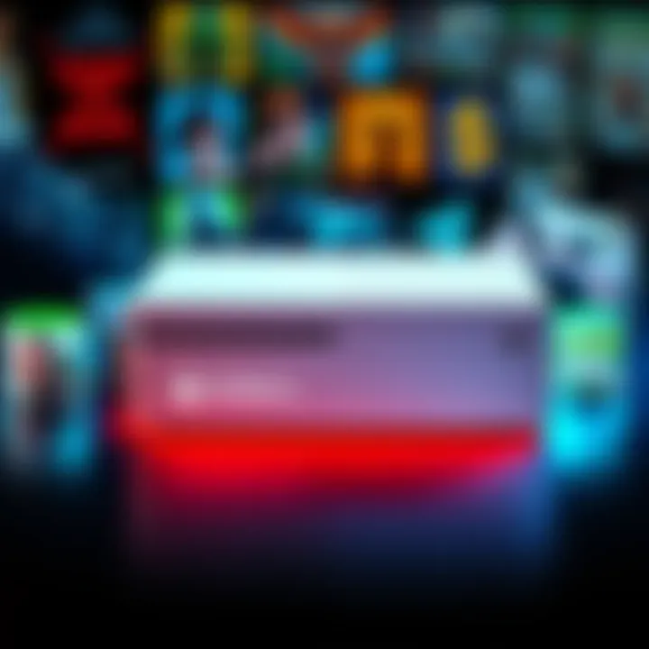 An Xbox Series S console displayed with popular game icons like Dead By Daylight, Resident Evil, GTA V, and The Sims 4 around it