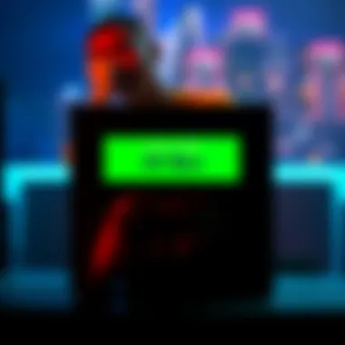 Xbox Series X console with 30fps notification An Xbox Series X console displaying a notification about quality mode being limited to 30fps, with a frustrated gamer in the background.