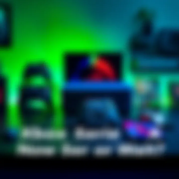 An Xbox Series X console with a controller and games displayed on a table