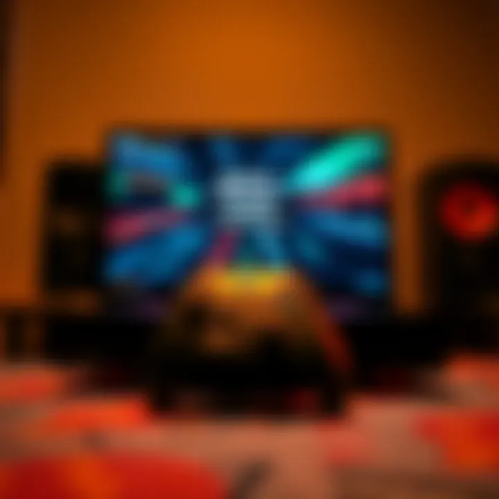Xbox Series X console with a controller on a gaming setup, showing a screen with gameplay paused due to shutdown