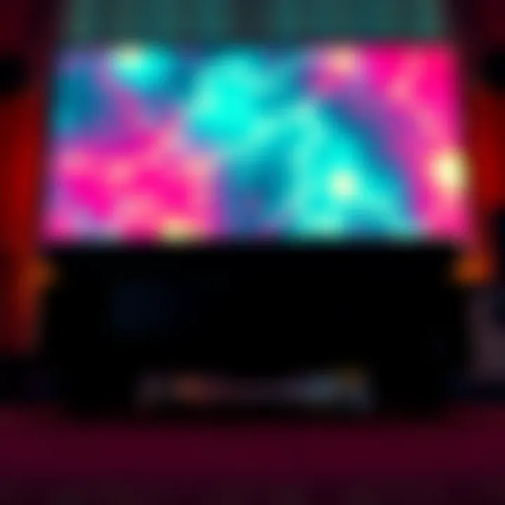 An Xbox Series X console with a dimmed screen and colored dots displayed, indicating graphics issues.