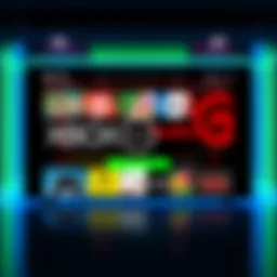 A screenshot showing the Xbox app with a loading symbol on the shop screen, indicating it won't load properly after an update.