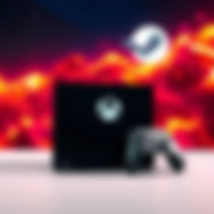 Xbox Series X/S with Steam logo An Xbox Series X/S console next to the Steam logo, symbolizing the potential for native Steam game support.